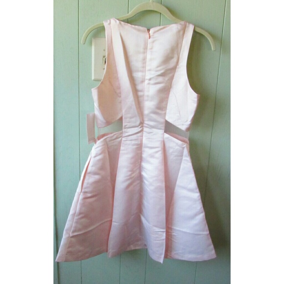 🆕NWT TOBI light pink blush mesh cutout prom dress - Picture 2 of 7